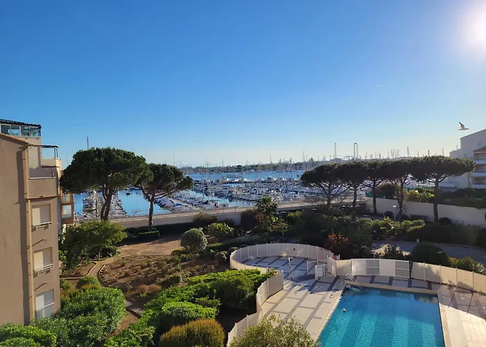Studio-2 Personnes-résidence Le Pharo, Vue Piscine Port Appartamento Agde